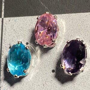 7x5mm Oval Rhinestone w/setting (20)